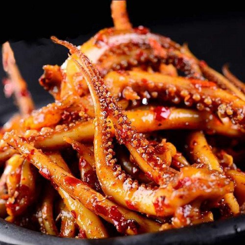 Calamares con salsa picante