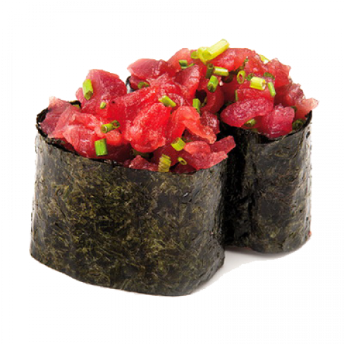 Gunkan atún picante