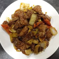 Ternera con salsa de ostras